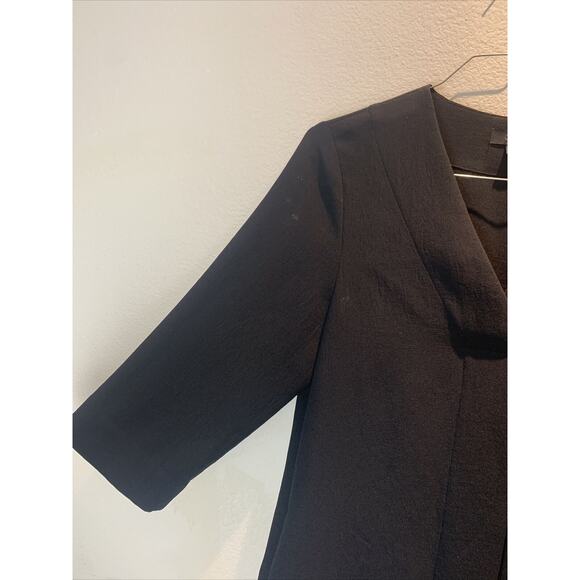 Cos, black short dress, 3/4 sleeves, size 8 - Picture 2 of 7